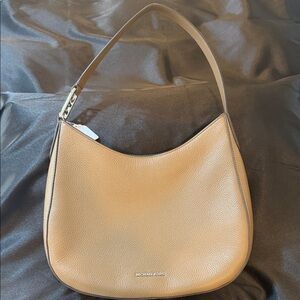 Michael Kors Camel Leather Hobo Bag
